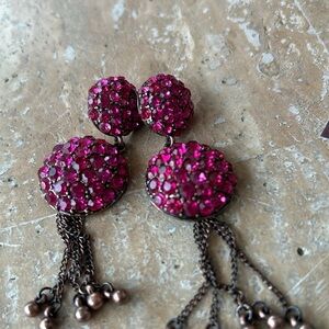 Pink Crystal earrings